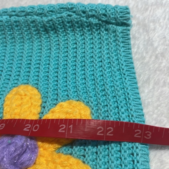 🎉HP🎉 BiBi Crocheted Flower Embroidered 100% Cotton Knit Sleeveless Sweater - Picture 8 of 10